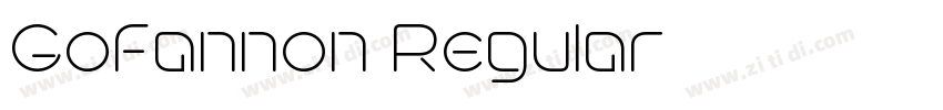 Gofannon Regular字体转换